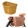 Set borse posteriori per bicicletta e cestino vimini i-bike