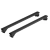 Set completo barre portatutto "evos silenzio black rail" in alluminio s 108 cm - n15089