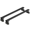 Set completo barre portatutto "evos lp 177 silenzio black m" in alluminio - nk177lbm
