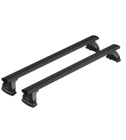 Set completo barre portatutto "evos lp 137  silenzio black m" in alluminio - nk137lbm