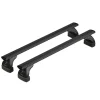 Set completo barre portatutto "evos lp 044 silenzio black s" in alluminio - nk044ebs