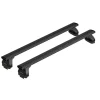 Set completo barre portatutto "evos lp 200 silenzio black xl" in alluminio - nk200lbxl