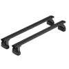 Set completo barre portatutto "evos lp 044 silenzio black s" in alluminio - nk044lbs