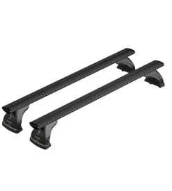 Set completo barre portatutto "evos 236 silenzio black s" in alluminio - nk236ebs