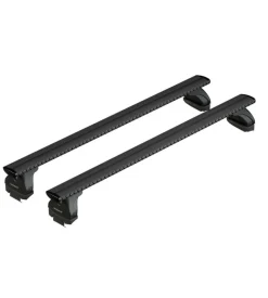 Set completo barre portatutto "evos lp 242 silenzio black xl" in alluminio m - nk242lbxl