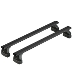 Set completo barre portatutto "evos lp 037 silenzio black l" in alluminio - nk037lbl