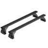 Set completo barre portatutto "evos 170 silenzio black s" in alluminio - nk170ebs