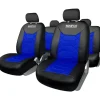Set completo coprisedili auto universali sparco nero/blu a nido d'ape - spc1016