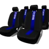 Set completo spc1011 coprisedili blu per auto universali anteriori e posteriori