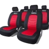 Set coprisedili universali auto completo sparco "spc1019" nero/rosso a righe