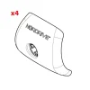 Set 4 cover piedi rail  n99960
