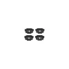 Set 4 gomme di ricambio staffe interne m6 per kit whispbar  ysp061