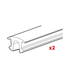 Set 2 gomme inferiori - l = 125 cm  n99992