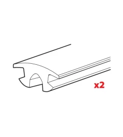 Set 2 gomme superiori - l = 140 cm  n99993