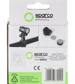 Set luce per bicicletta anteriore e posteriore sparco