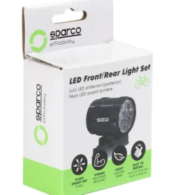 Set luce per bicicletta anteriore e posteriore sparco