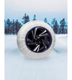 Set 2 pezzi calze da neve sparco in tessuto bianco silenziose, tg xl- spt60