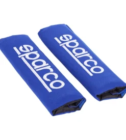 Set 2 pezzi di cuscinetti passacintura universali per auto sparco "spc1204" blu