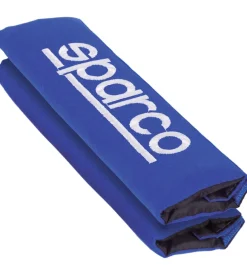 Set 2 pezzi di cuscinetti passacintura universali per auto sparco "spc1204" blu