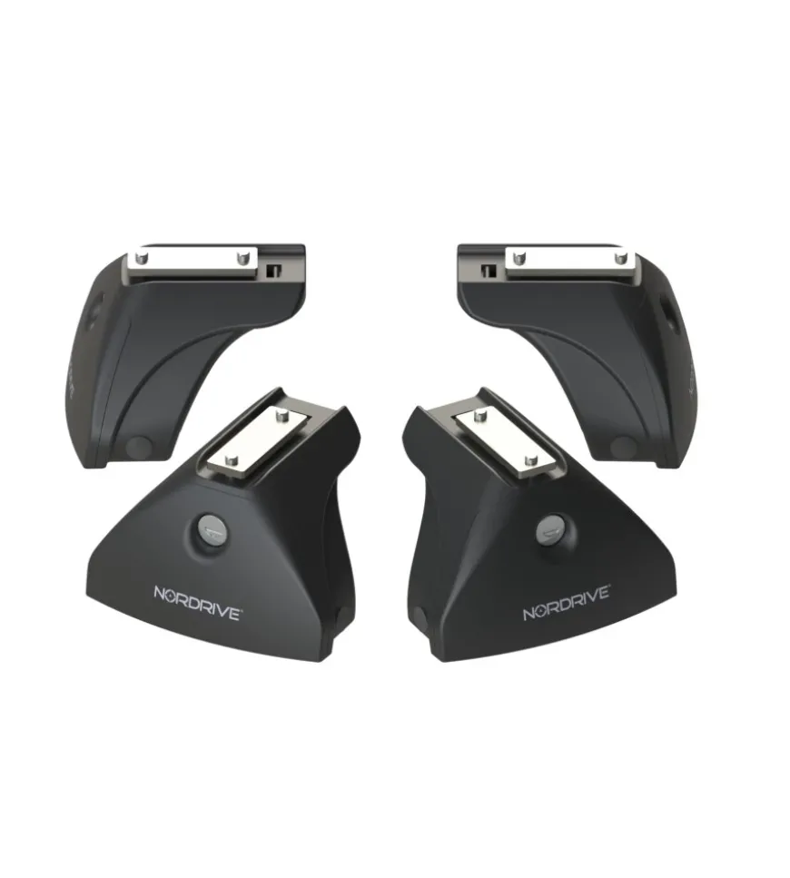 Set 4 piedi a profilo basso per vetture con tetto standard n20002