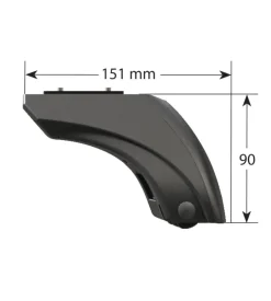 Set piedi per barre evos nordrive  n20001