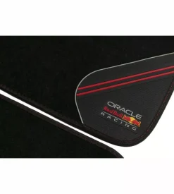Set tappeti auto redbull "racing" nero e rosso 4 pezzi