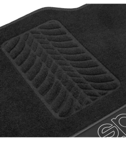 Set 4 tappetini neri per auto sparco in moquette