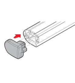 Set 2 tappi apribili per barre kargo-plus  n99964
