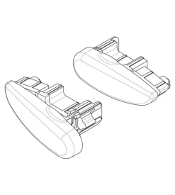 Set 2 tappi per barre silenzio  n99949