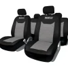 Set universale coprisedili auto completo sparco "spc1016" nero e grigio a nido d'ape