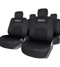 Set universale sps402 coprisedili auto completo nero 3mm