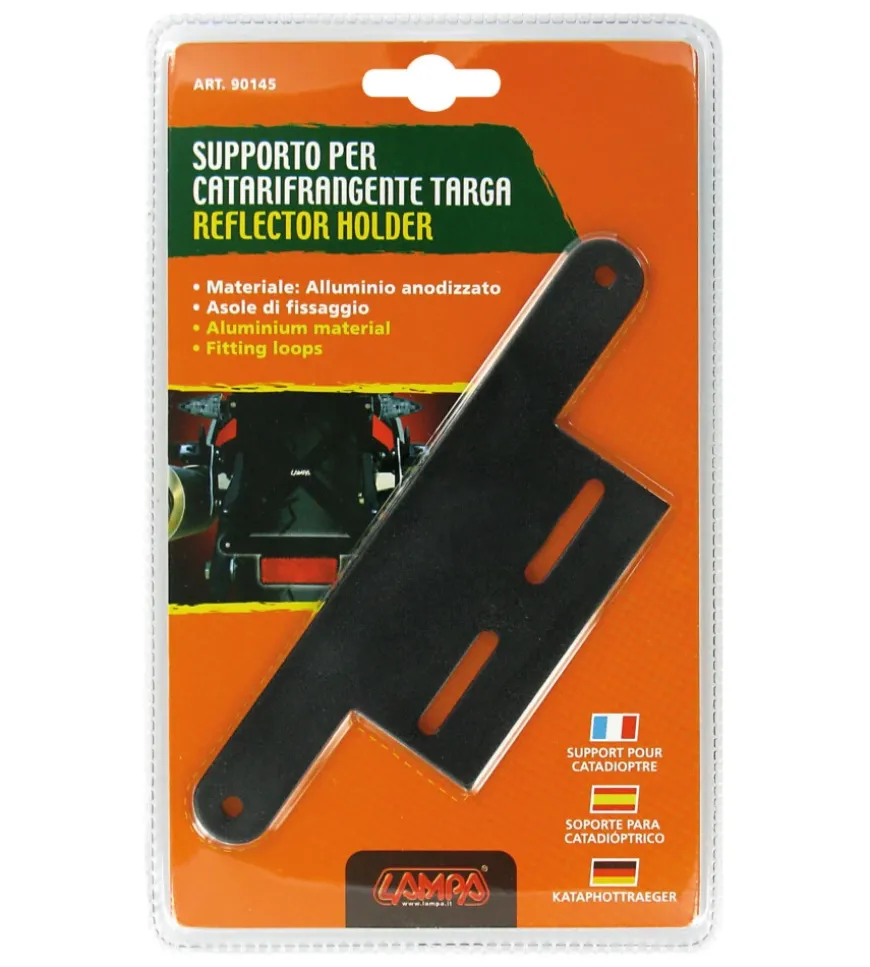 Supporto catarifrangente targa moto 90145