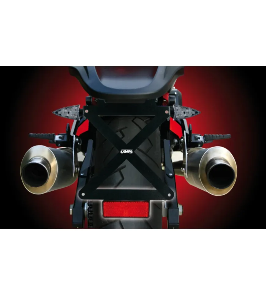 Supporto catarifrangente targa moto 90145