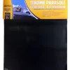 Tendine elettrostatiche microforate per auto nero 38x43 cm